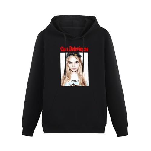 Schlag Cara Delevingne Mens Hoodies Unisex Pullover Hoody Black Sweatershirt L von Schlag