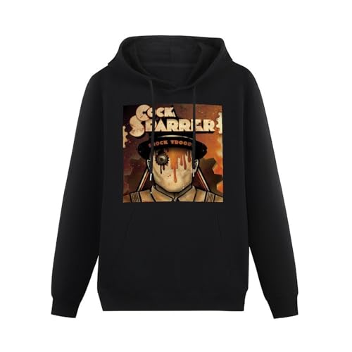 Schlag Cock Sparrer Shock Troops Mens Hoodies Unisex Pullover Hoody Black Sweatershirt 3XL von Schlag