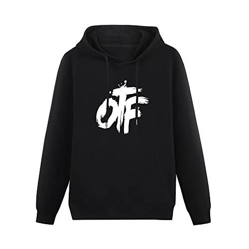 Schlag OTF Font Mens Hoodies Unisex Pullover Hoody Black Sweatershirt L von Schlag