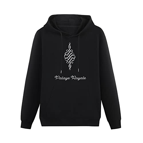 Schlag Palaye Royale Mens Hoodies Unisex Pullover Hoody Black Sweatershirt M von Schlag