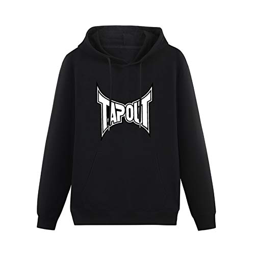 Schlag Tap Out Mens Hoodies Unisex Pullover Hoody Black Sweatershirt M von Schlag