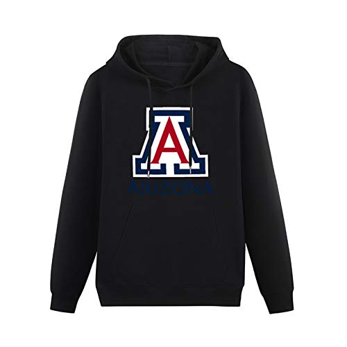 Schlag University of Arizona Black Mens Hoodies Unisex Pullover Hoody Black Sweatershirt XXL von Schlag