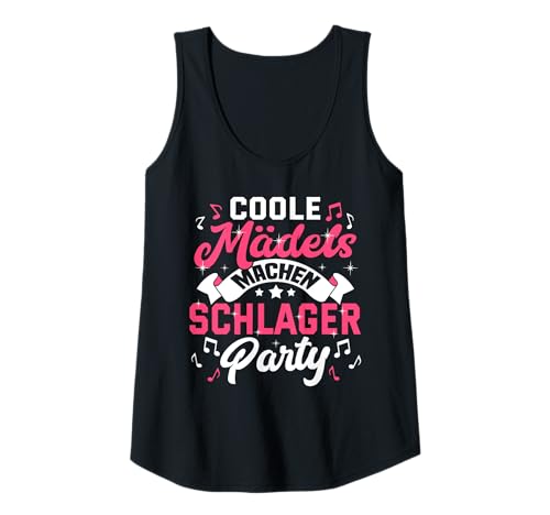 Damen Lustig Frauen Musik - Coole Mädels machen Schlager Party Tank Top von Schlager Musik Veranstaltung Geschenke Für Frauen