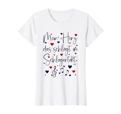 Schlager Party Oberteil Damen Schlagerparty Outfit Frauen T-Shirt von Schlager Party Outfit Damen - Geschenke für Frauen