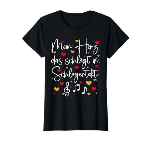 Schlager Party Oberteil Damen - Schlagerparty Outfit Frauen T-Shirt von Schlager Party Outfit Damen - Geschenke für Frauen