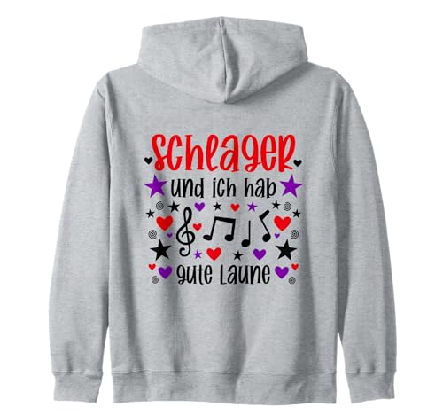 Schlager Party Oberteil Damen - Schlagerparty Outfit Frauen Kapuzenjacke von Schlager Party Schlagerparty Schlagerfan Geschenk