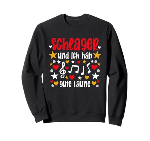 Schlager Party Outfit Damen - Schlagerparty Oberteil Frauen Sweatshirt von Schlager Party Schlagerparty Schlagerfan Geschenk