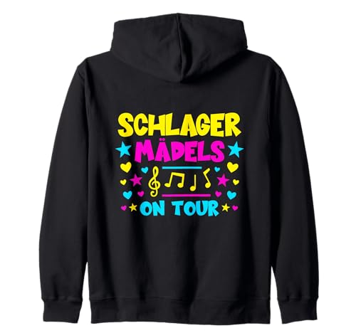 Schlagermädels on Tour Schlager Party Oberteil Frauen Mädels Kapuzenjacke Schlagermädels on Tour Schlager Party Oberteil Frauen Mädels Kapuzenjacke von Schlager - Schlagerparty - Schlagermädels on Tour