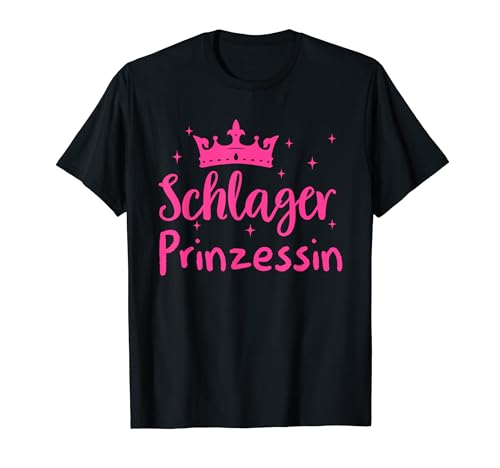 Schlager Musik Kostüm Schlagerfan Schlagermusik Party Mädels T-Shirt von Schlager Tshirt Damen Kostüm Party Schlagerparty