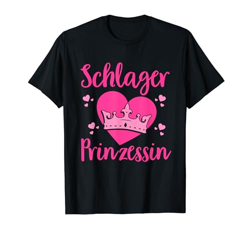 Schlager Musik Kostüm Party Mädels Schlagerfan Schlagermusik T-Shirt von Schlager Tshirt Damen Schlagerparty Kostüm Party