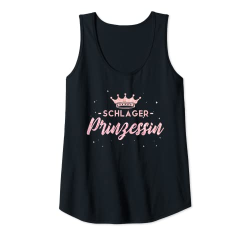 Damen Schlagerparty Schlager Prinzessin Tank Top von Schlagerparty Outfit Kostüm Accessoires