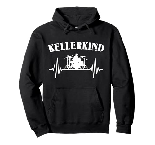 Schlagzeuger EKG Geschenk Musiker Männer Sprüche Drums Fun Pullover Hoodie von Schlagzeug Drummer Kellerkind Spruch Drumsticks
