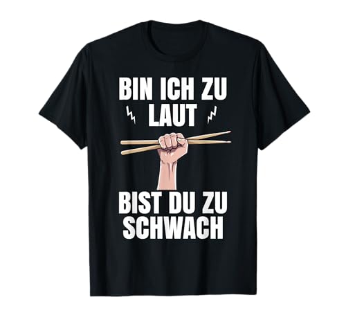 Schlagzeuger Geschenk Drums Instrument Männer Drummer Musik T-Shirt von Schlagzeug Drummer Musik Herren Kinder