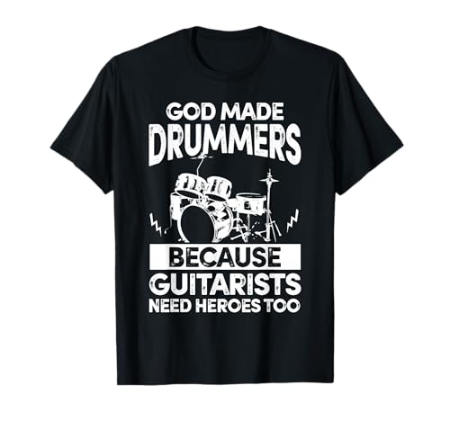Schlagzeug Tshirt Drumset Kinder Drums für Herren Drummer T-Shirt Schlagzeug Tshirt Drumset Kinder Drums für Herren Drummer T-Shirt von Schlagzeug Geschenk Drumsticks Musik Instrument