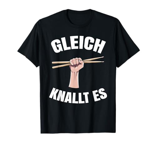 Schlagzeug Tshirt für Drummer Herren Drumset Drums Kinder T-Shirt Schlagzeug Tshirt für Drummer Herren Drumset Drums Kinder T-Shirt von Schlagzeug Geschenk Drumsticks Musik Instrument