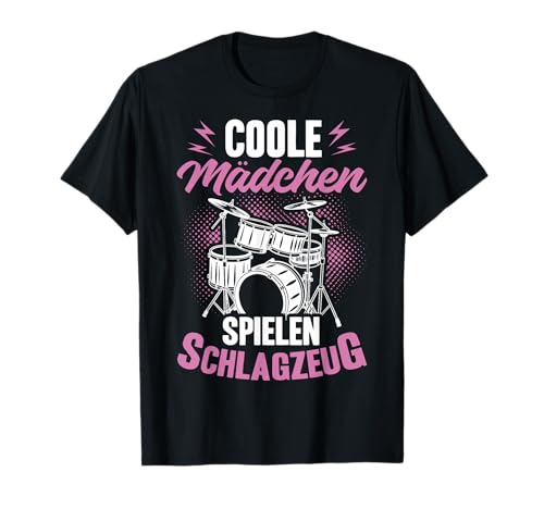 COOLE Mädchen SPIELEN Schlagzeug Mädchen T-Shirt von Schlagzeug Mädchen Outfit
