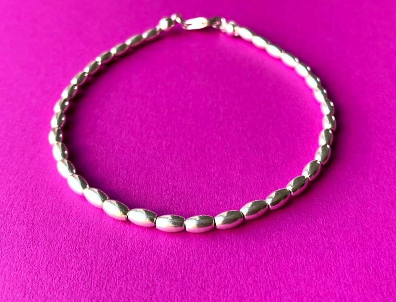 Armband Aus Sterlingsilber-Perlen | 925Silber; Perlen Und Alle Verschlussteile Sind 925Silber von SchlesierDesigns