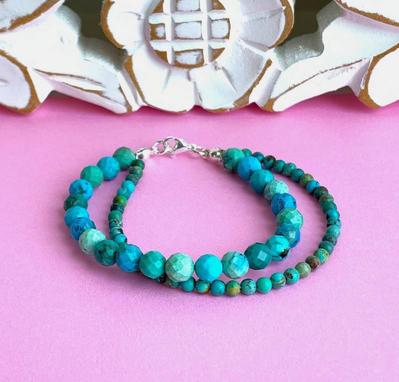 Zweireihiges Türkis-Armband von SchlesierDesigns