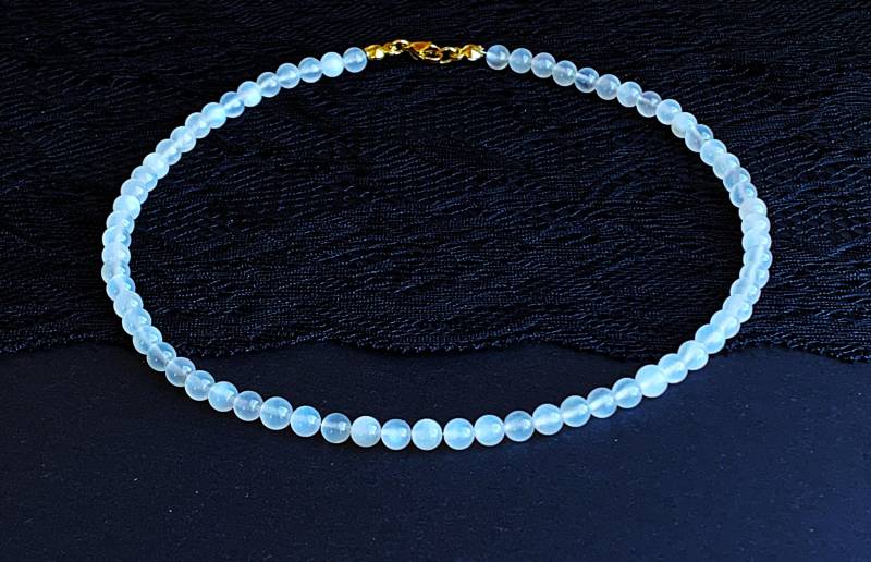 Mondstein Weiß Aaa Perlen 5-6mm Als Geheimnisvoll Schimmernde Kette - von SchlesierDesigns