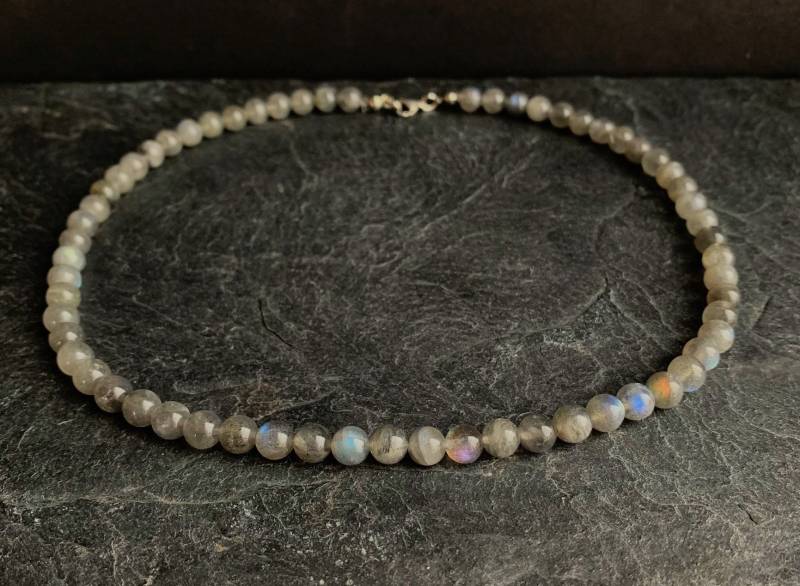 Natürlicher Labradorit Ungefärbt, Perlen 6mm Qualität A von SchlesierDesigns