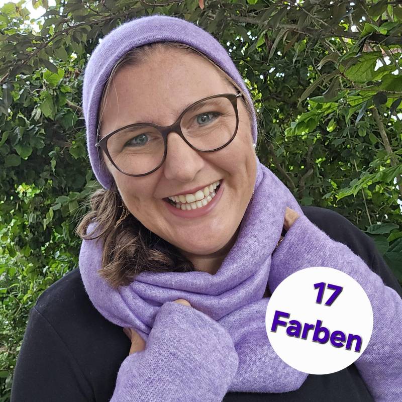 Mütze Damen | Kuschelkollektion Beanie Winterset Strick Handmade Geschenk Warm Kuschelig von Schleyereule