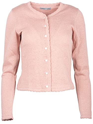 Trachtenjacke Maria | Strickjacke für Damen | Schicke Dirndljacke (rosa, 34) von Schlick Accessoires