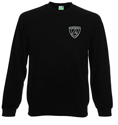 Schlüter Wappenschild Pullover | schwarz | Größe S von Schlüter