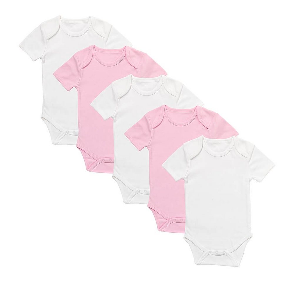 Schlummersack Kurzarmbody Baby-Bodys kurzarm 5er-Pack OEKO-TEX zertifiziert von Schlummersack