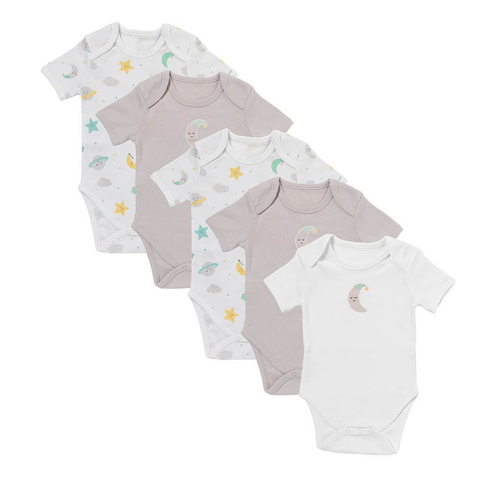 Schlummersack Kurzarmbody Bio Baby-Bodys kurzarm 5er-Pack OEKO-TEX zertifiziert von Schlummersack