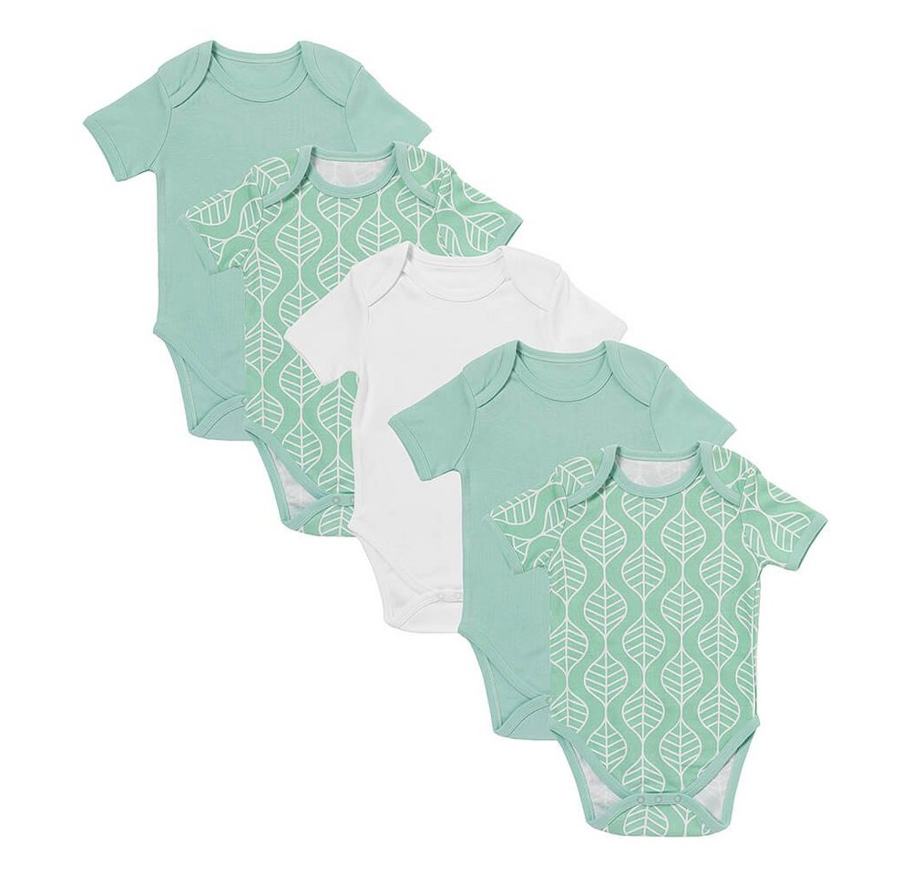 Schlummersack Kurzarmbody Bio Baby-Bodys kurzarm 5er-Pack OEKO-TEX zertifiziert von Schlummersack