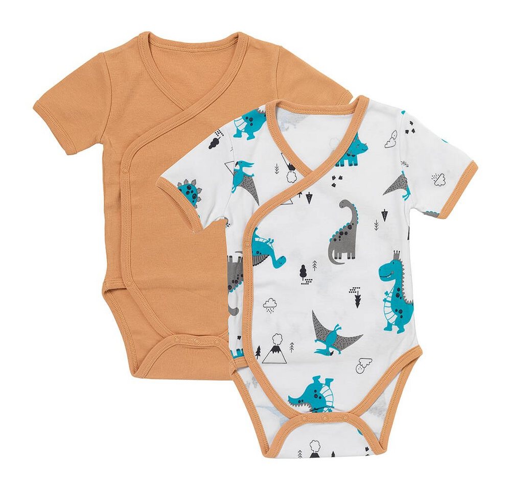 Schlummersack Langarmwickelbody Bio Baby-Wickelbodys kurzarm 2er-Pack OEKO-TEX zertifiziert von Schlummersack