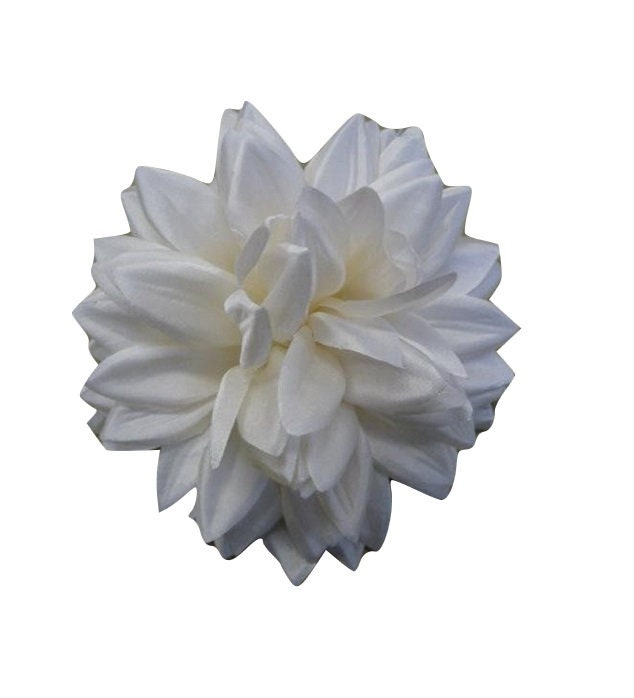 M & S Schmalberg Seiden Stoff Blumen Anstecknadel - Wunderschöne Daisy Mum Für Die Braut von SchmalbergFlowersNYC