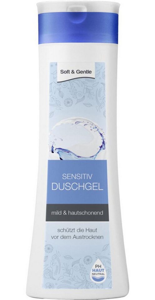 Schmees GmbH Duschgel 6x Soft&Gentle Duschgel 300ml Sensitiv Körperpflege Damen Frauen von Schmees GmbH