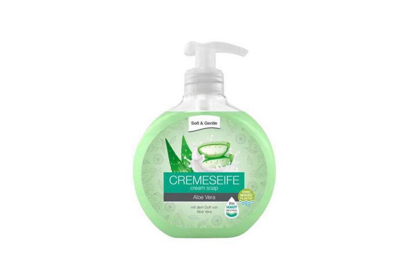 Schmees GmbH Flüssigseife 12x 500ml Soft & Gentle Cremeseife Aloe Vera Hand Hände waschen Spende von Schmees GmbH