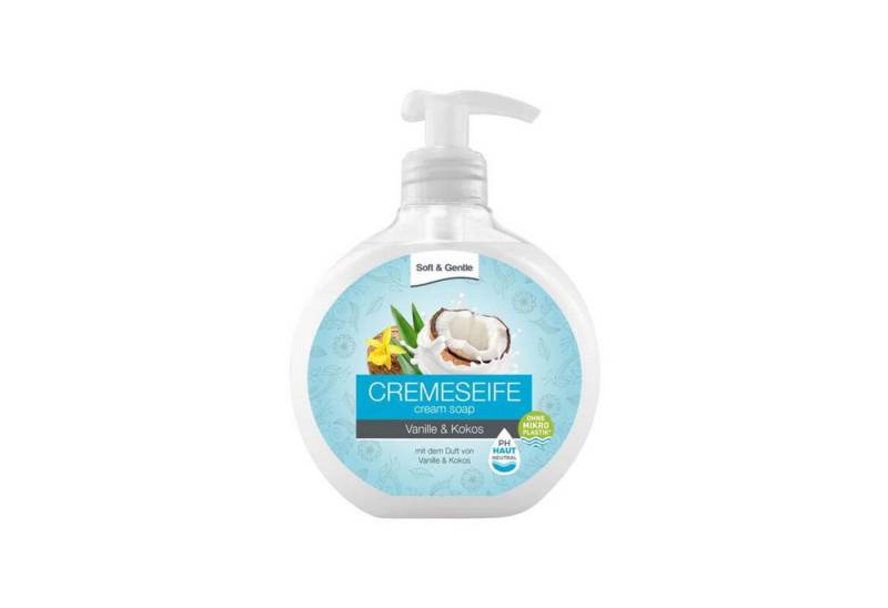 Schmees GmbH Flüssigseife 12x 500ml Soft & Gentle Cremeseife Vanille & Kokos Hand Hände waschen Schmees GmbH Flüssigseife 12x 500ml Soft & Gentle Cremeseife Vanille & Kokos Hand Hände waschen von Schmees GmbH