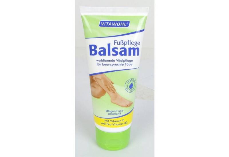 Schmees GmbH Körpercreme 12x Vitawohl Fußbalsam 100ml Pflegecreme Lotion Schutz Trockene Füße H, 12-tlg. von Schmees GmbH
