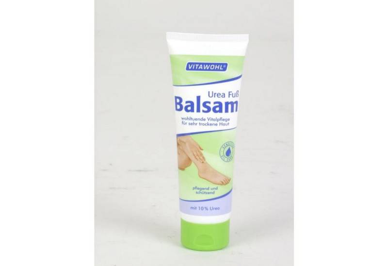 Schmees GmbH Körpercreme 6x Vitawohl Urea Fußbalsam 75ml Pflegecreme Lotion Schutz Trockene Füß, 6-tlg. von Schmees GmbH