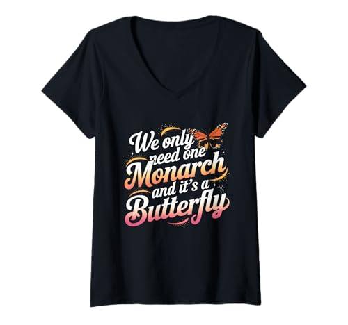 Damen Schmetterling Tshirt Frauen Mädchen Männer Boho Politik T-Shirt mit V-Ausschnitt von Schmetterling TShirt Frauen Mädchen Männer Boho