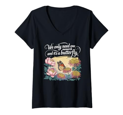 Damen Schmetterling Tshirt Frauen Mädchen Männer Boho Politik T-Shirt mit V-Ausschnitt Damen Schmetterling Tshirt Frauen Mädchen Männer Boho Politik T-Shirt mit V-Ausschnitt von Schmetterling TShirt Frauen Mädchen Männer Boho