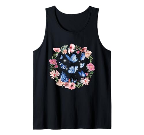 Frühling Sommer Garten Schmetterlinge Insekten Natur Frauen Tank Top von Schmetterlinge Natur Insekten