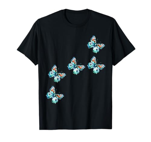 Schmetterlinge Schmetterling Frauen Frau Teenie Mädchen Kind T-Shirt von Schmetterlinge Natur Insekten