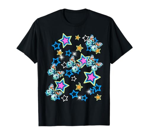 Vintage Schmetterlinge Insekten 60er Sterne Kind Retro T-Shirt von Schmetterlinge Natur Insekten