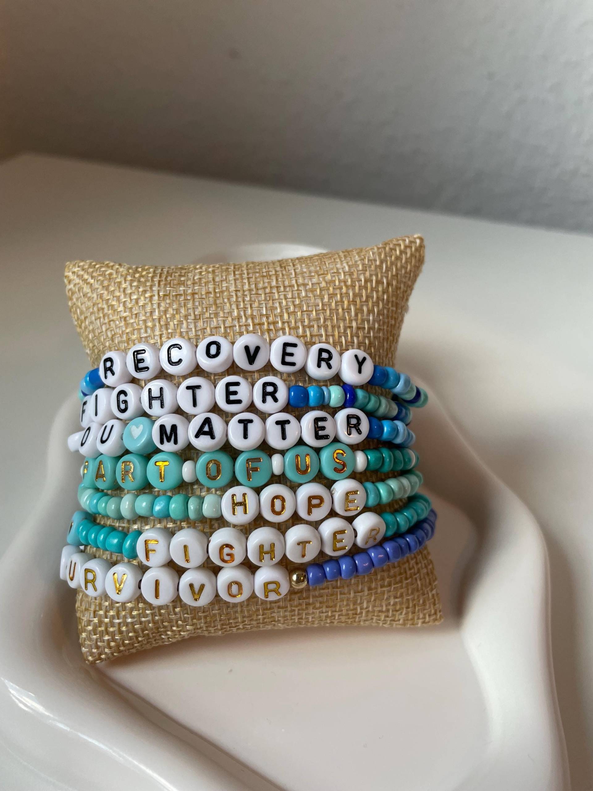 Armband Blue Ocean Blautöne Meerliebe Mut Affirmation Blau Aquarmarin Türkis Sommerliebe Armband Blue Ocean Blautöne Meerliebe Mut Affirmation Blau Aquarmarin Türkis Sommerliebe von SchmetterlingsMUT