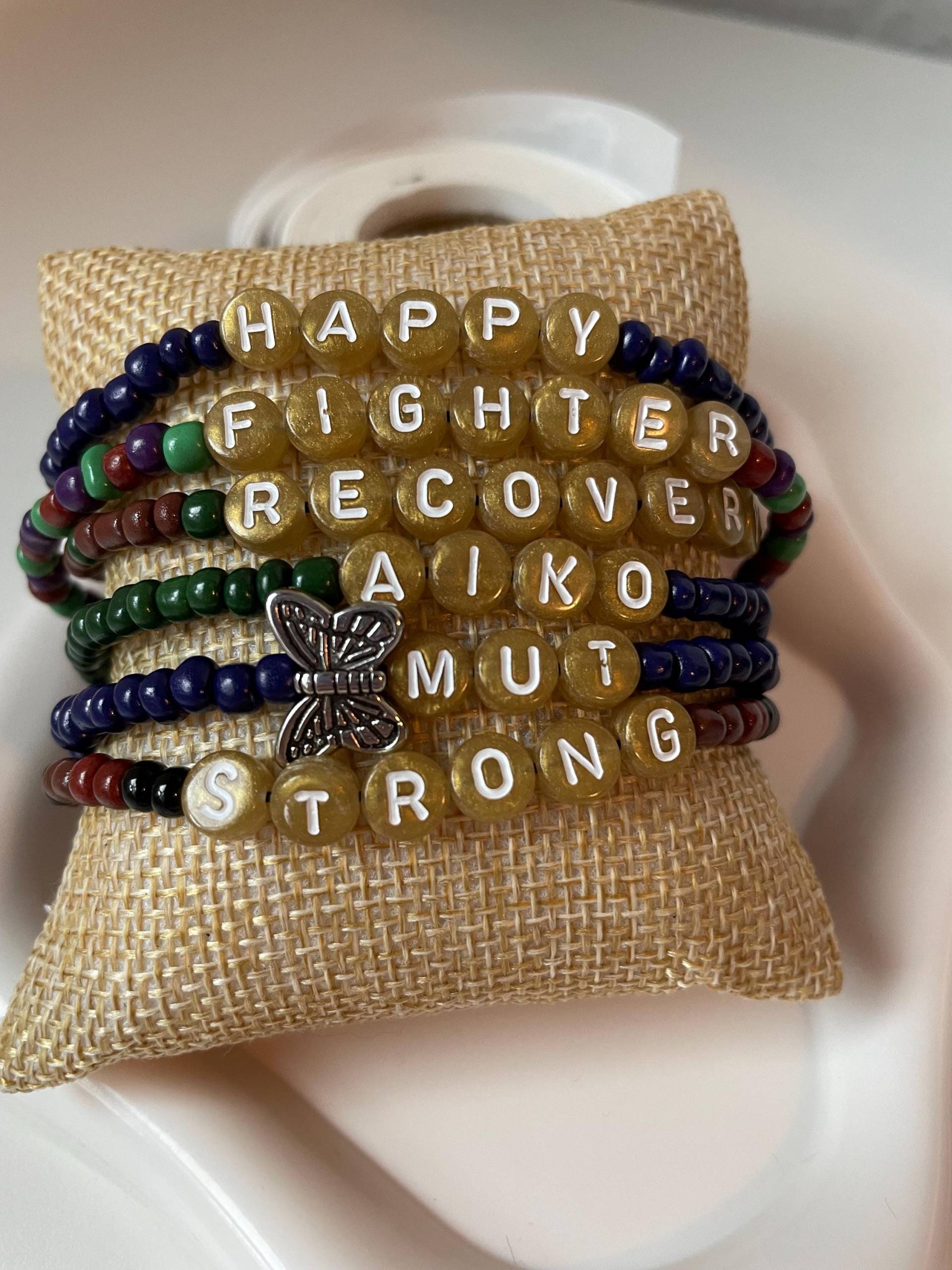 Armband Waldliebe Kollektion Natur Erdtöne Herbst For Rest Grün Braun Wörter Armband Waldliebe Kollektion Natur Erdtöne Herbst For Rest Grün Braun Wörter von SchmetterlingsMUT