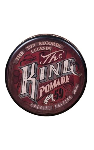 Rumble59 Schmiere Limited Edition Hart "The King" - Pomade Herren - Haarwachs Männer für starke Haare, Pomade, 140ml von Schmiere FEINSTE HAAR-POMADE
