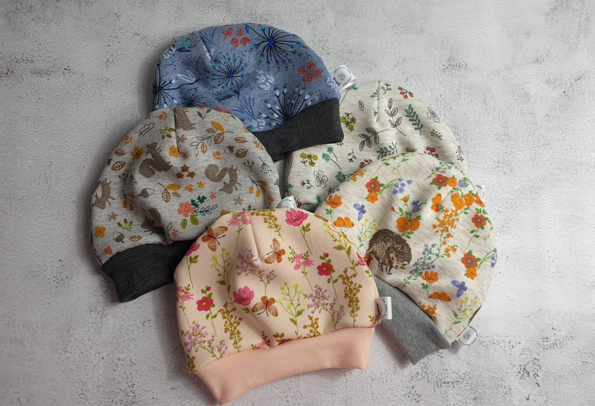 Mütze Alpenfleece Warm Kinder Winter Junge Mädchen Baby von SchmubiHandmade