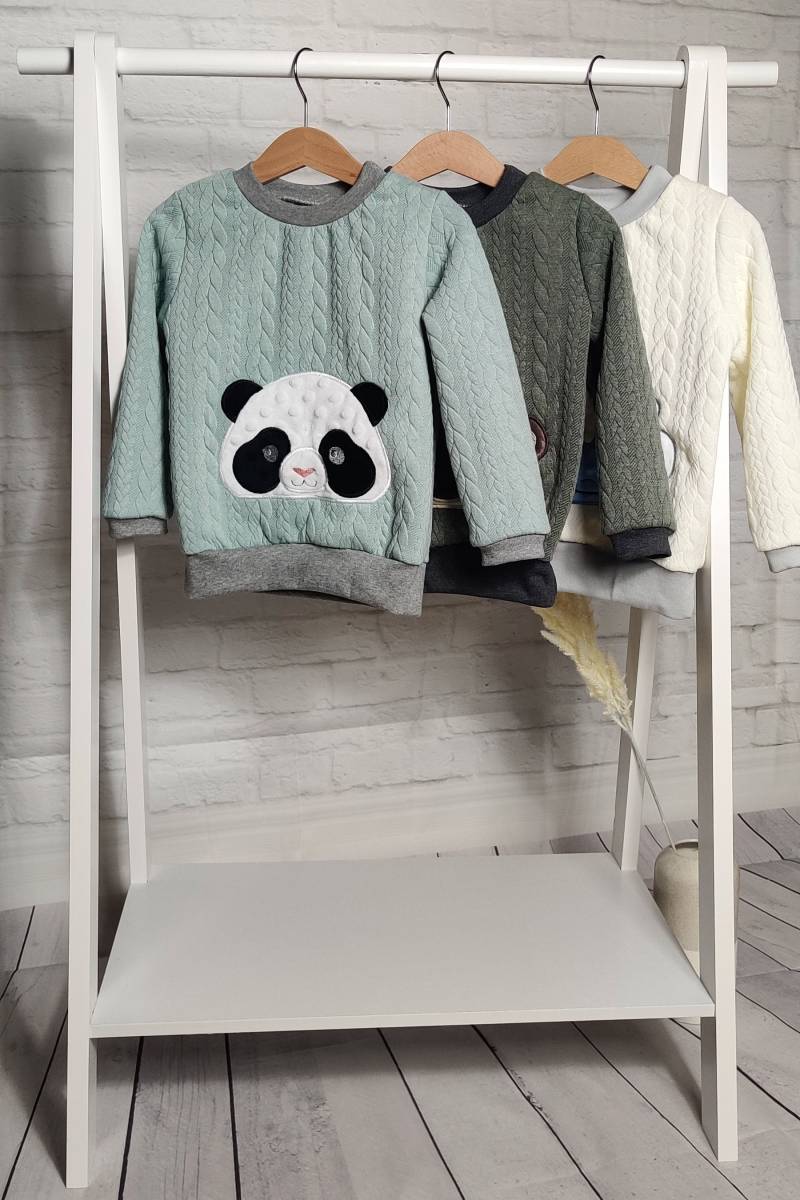 Pullover Geschenk Baby Junge Mädchen Personalisiert Warm Winter Herbst von SchmubiHandmade