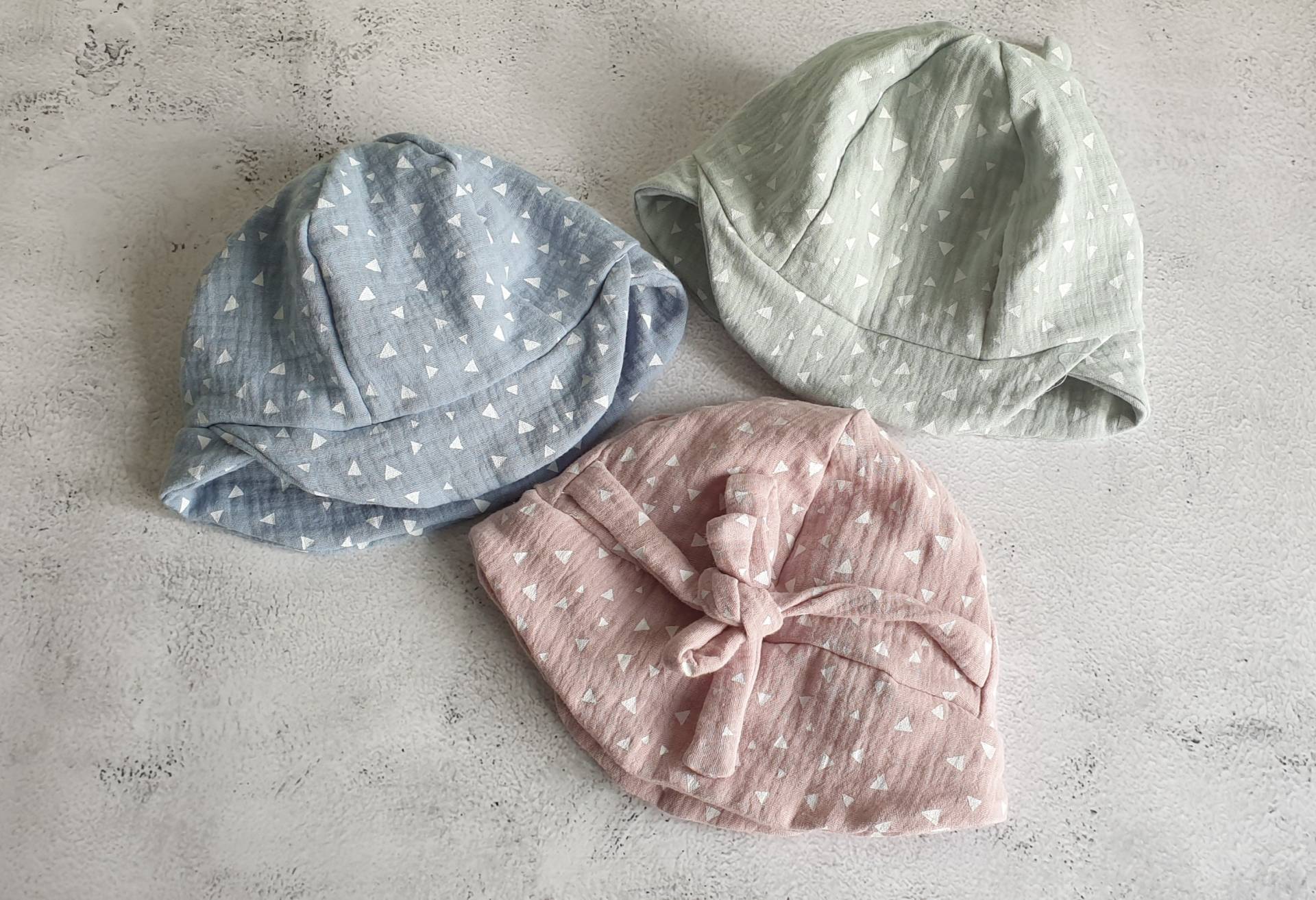 Sommerhut Baby Junge Mädchen Frühling Sommer Musselin von SchmubiHandmade