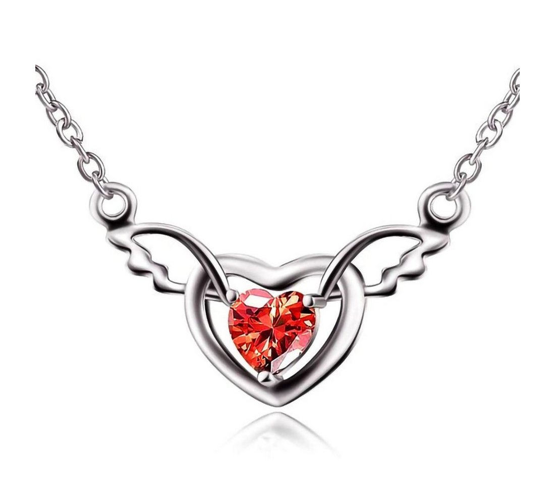 Schmuck-Elfe Collier Engelsflügel little Passion, 925 Sterling Silber von Schmuck-Elfe