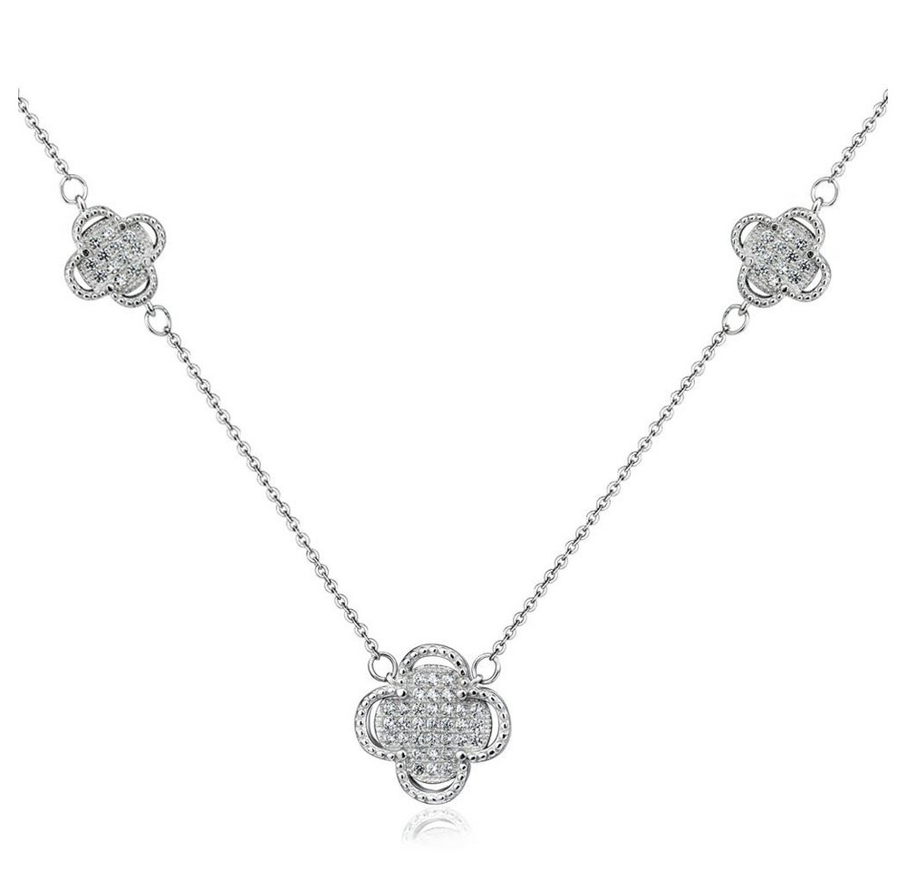 Schmuck-Elfe Collier Oriental Flower, 925 Sterling Silber von Schmuck-Elfe